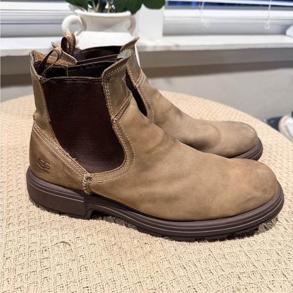 UGG Men’s Size 10.5 M Biltmore Chelsea Waterproof Slip On Boots Stout 1103789 main image 6
